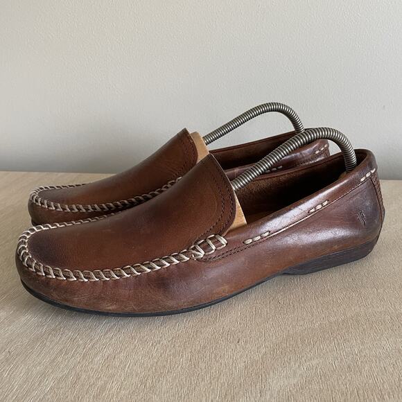 Frye Lewis Venetian Driving Loafer - Picture 1 of 15